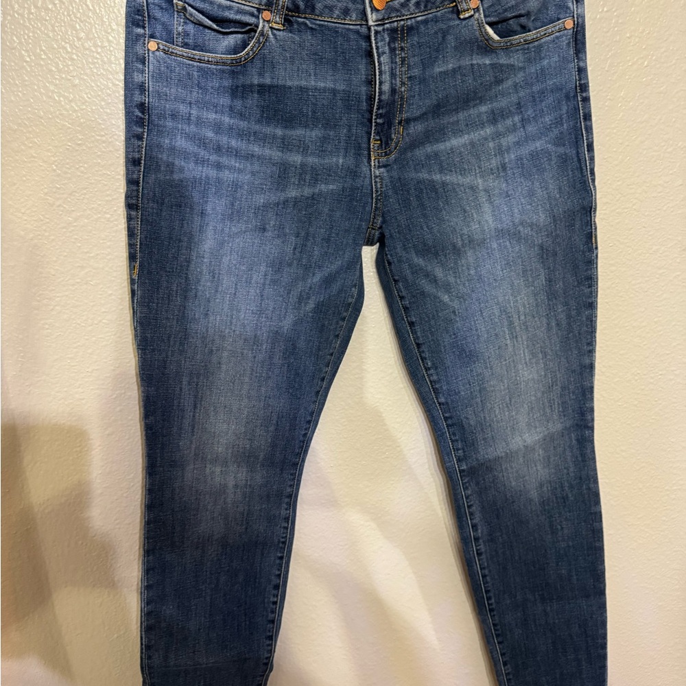 CAbi Women's Skinny Jeans in Blue